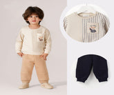 بيجامه شتوى اولادي نص مخطط